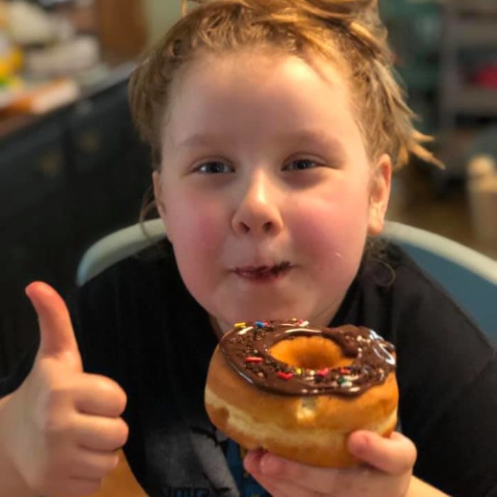 Donut Day, thumbs up for donuts