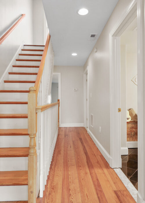 309 S Wolfe Street, second floor hallway and stairs