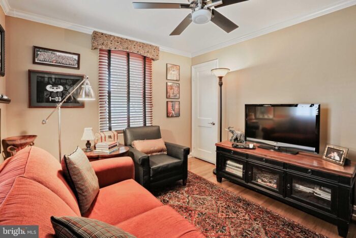 3338 Texas Ave, den with ceiling fan